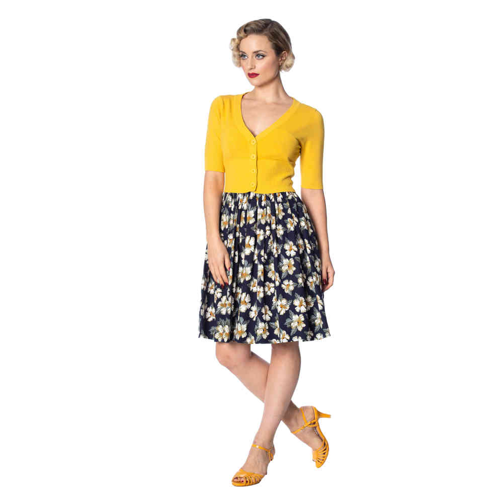 Dancing Days - Sweet Dreamer Cardigan - Geel